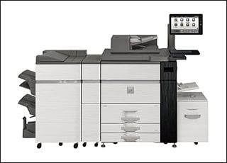Produktions-Drucker ‚MX-M1206‘ von Sharp