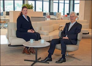 Isfort-Geschäftsführerin Daniela Isfort und Streit-Geschäftsführer Rudolf Bischler