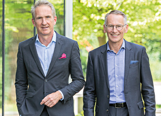 Michael Fried (links) und Manfred Huber